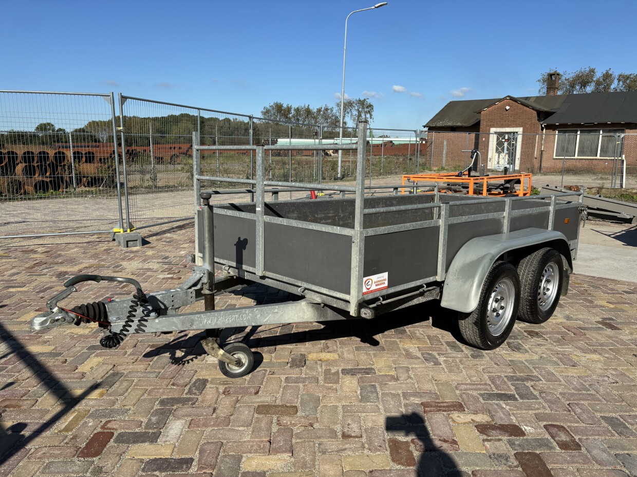 Hapert geremde tandemas bakwagen 300cmx150cm