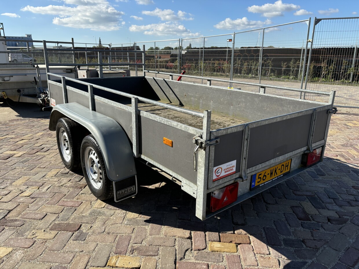 Hapert geremde tandemas bakwagen 300cmx150cm