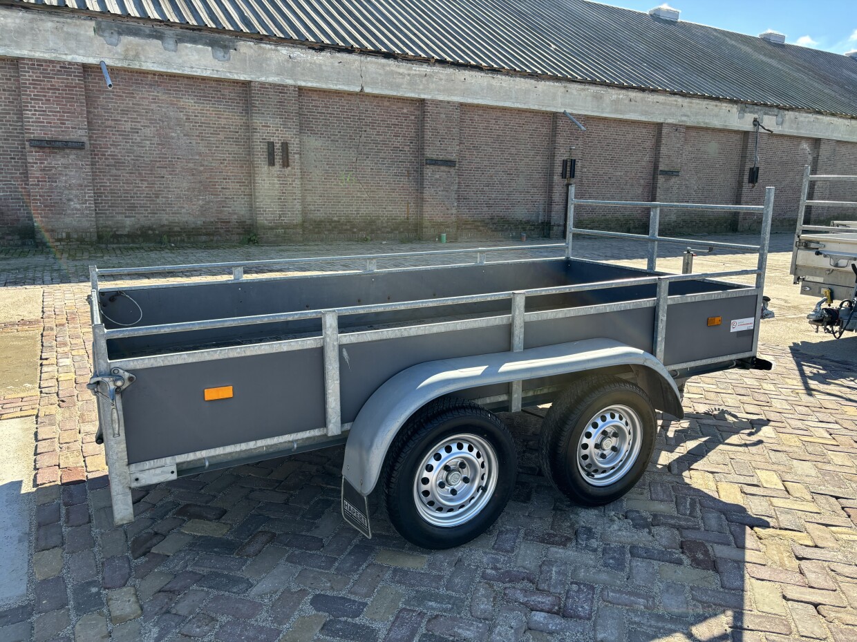 Hapert geremde tandemas bakwagen 300cmx150cm