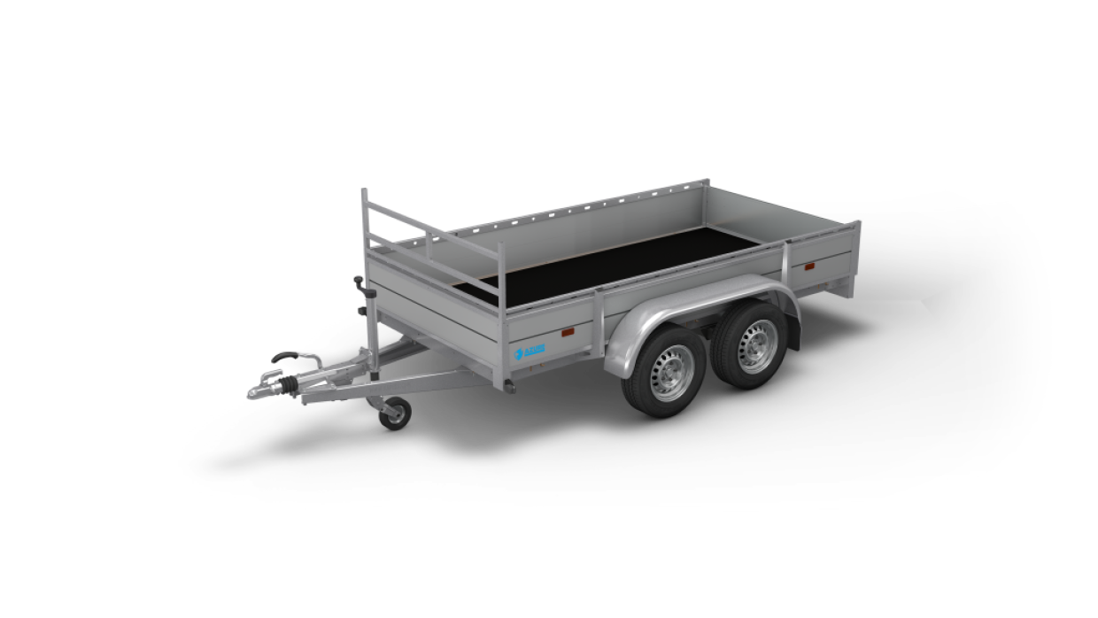 Hapert Azure L-2 Aluminium tandemas bakwagen 300x130 cm