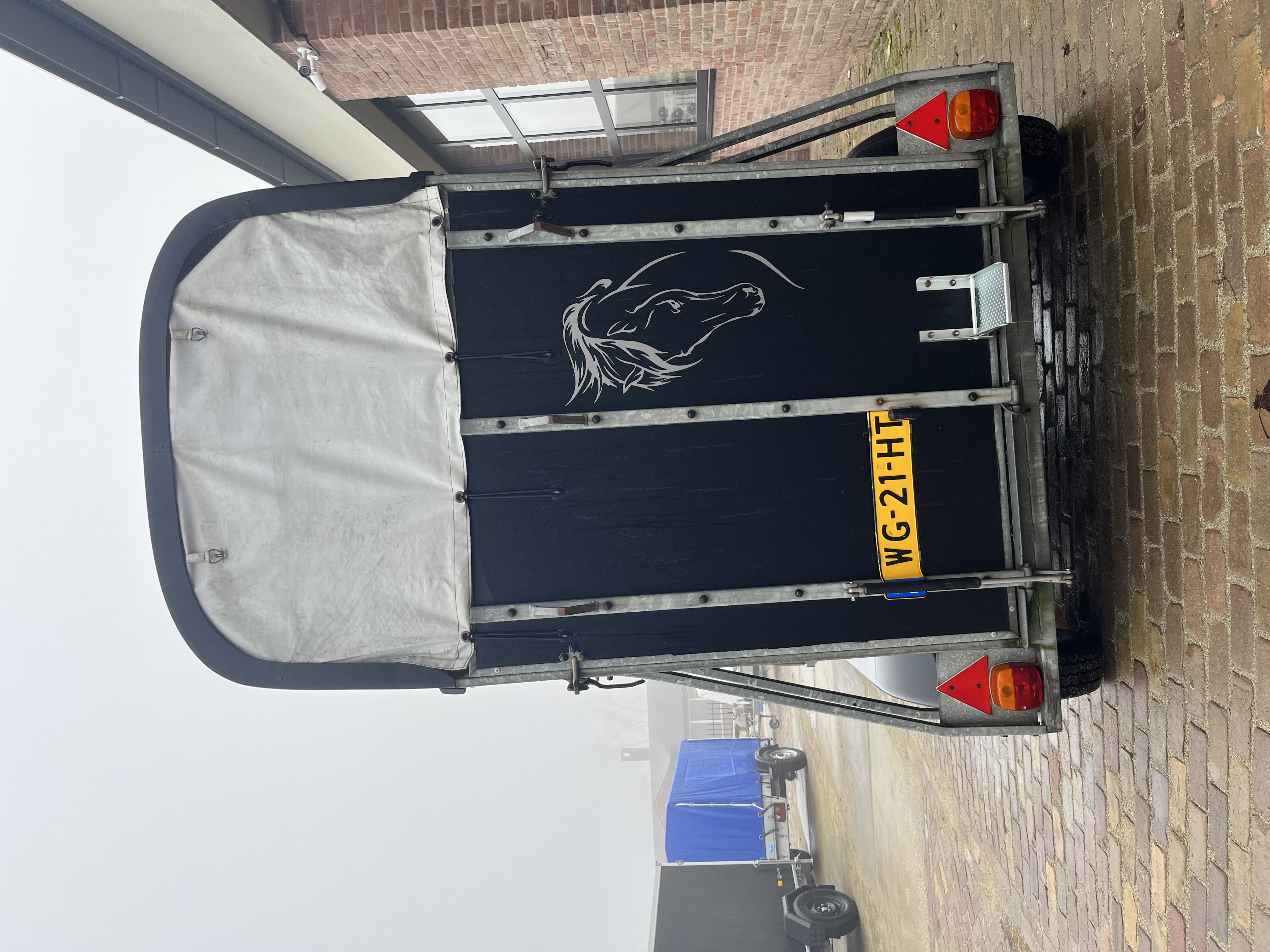 Vijfsterren 1.5 paards paardentrailer