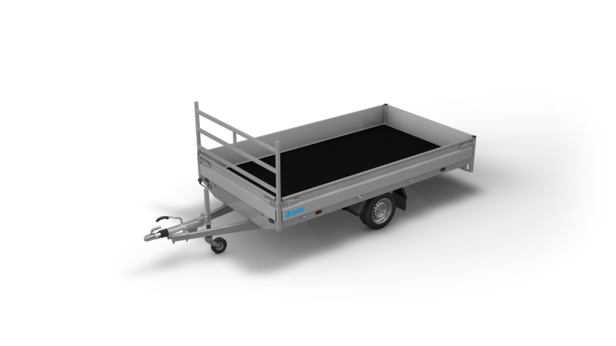 Hapert Azure H-1 enkelas plateauwagen 260x150 cm