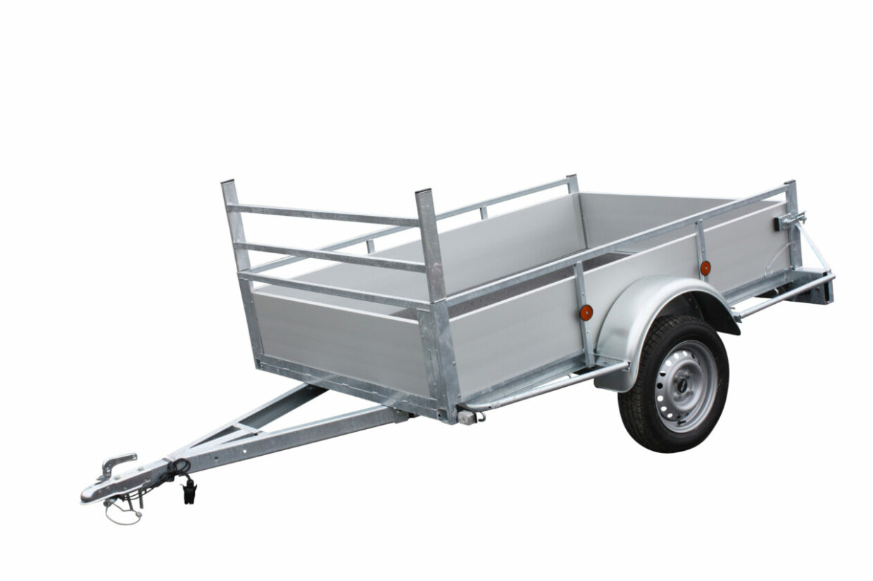 BW Trailers bakwagen 220x130cm enkelas grijs