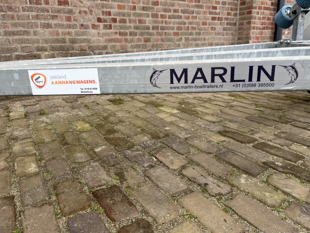 Marlin enkelas boottrailer ongeremd